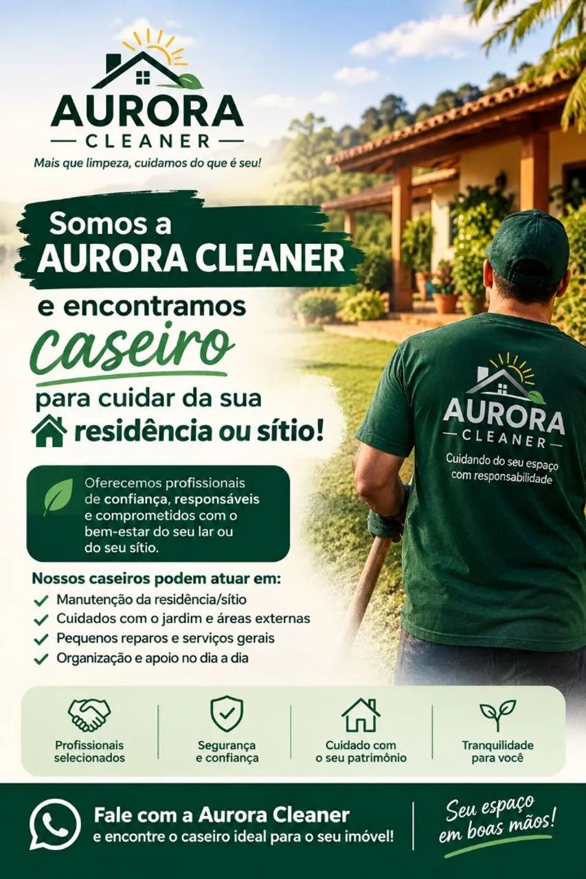 Precisando de caseiro?
