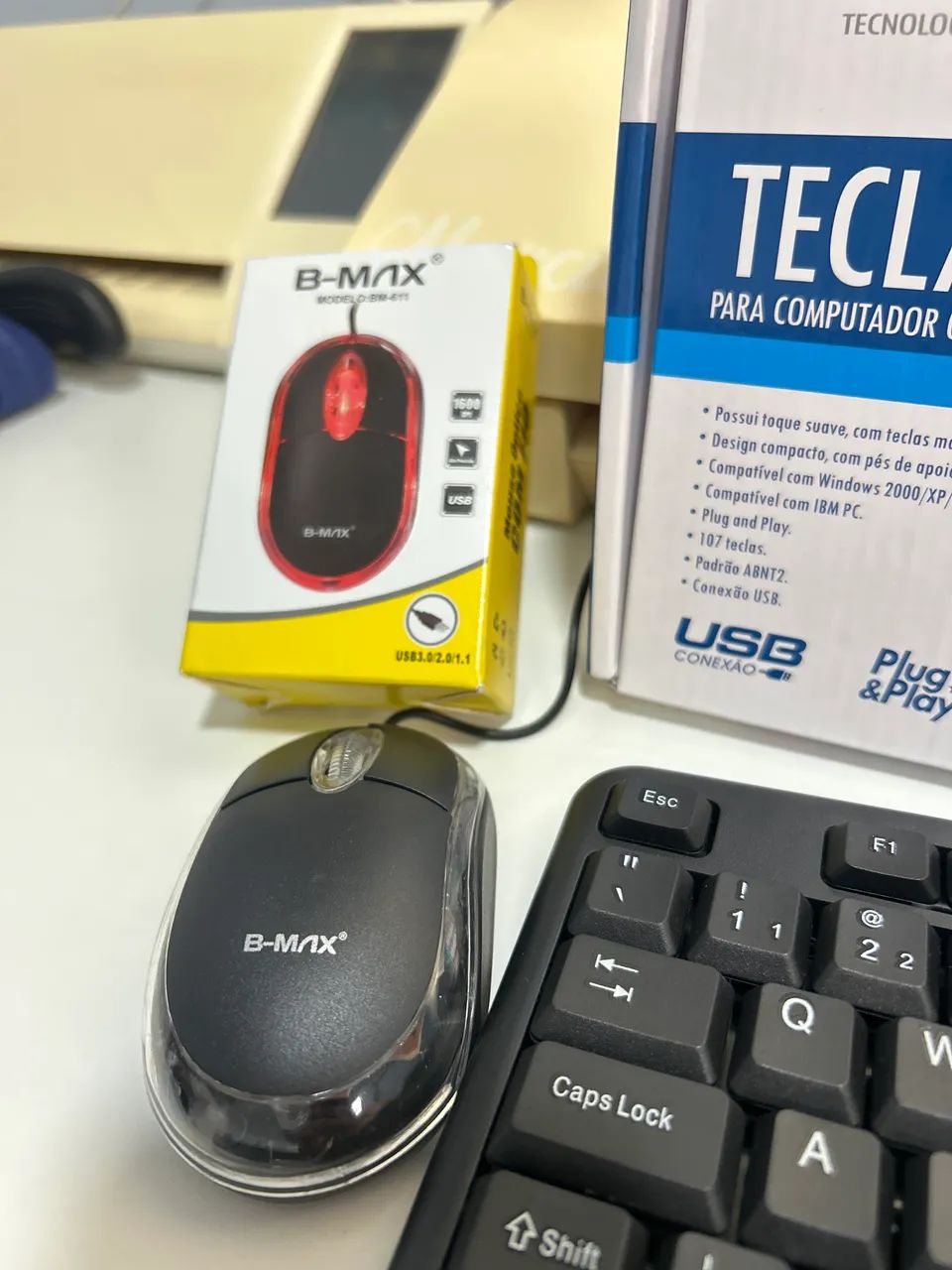 MOUSE E TECLADO NOVOS - Foto 3
