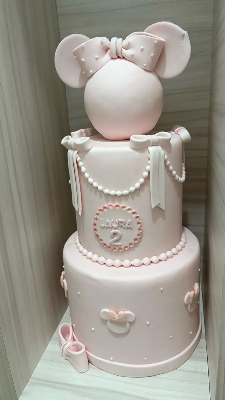 Bolo da minnie artesanal  - Foto 2