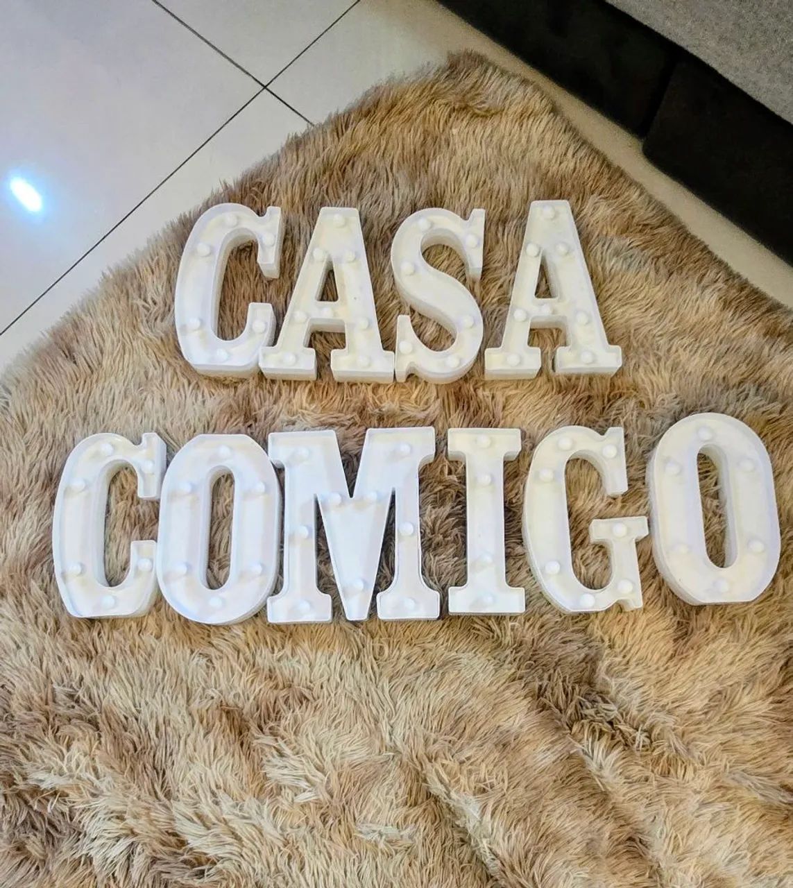 KIT LETRAS LED CASA COMIGO - Foto 5