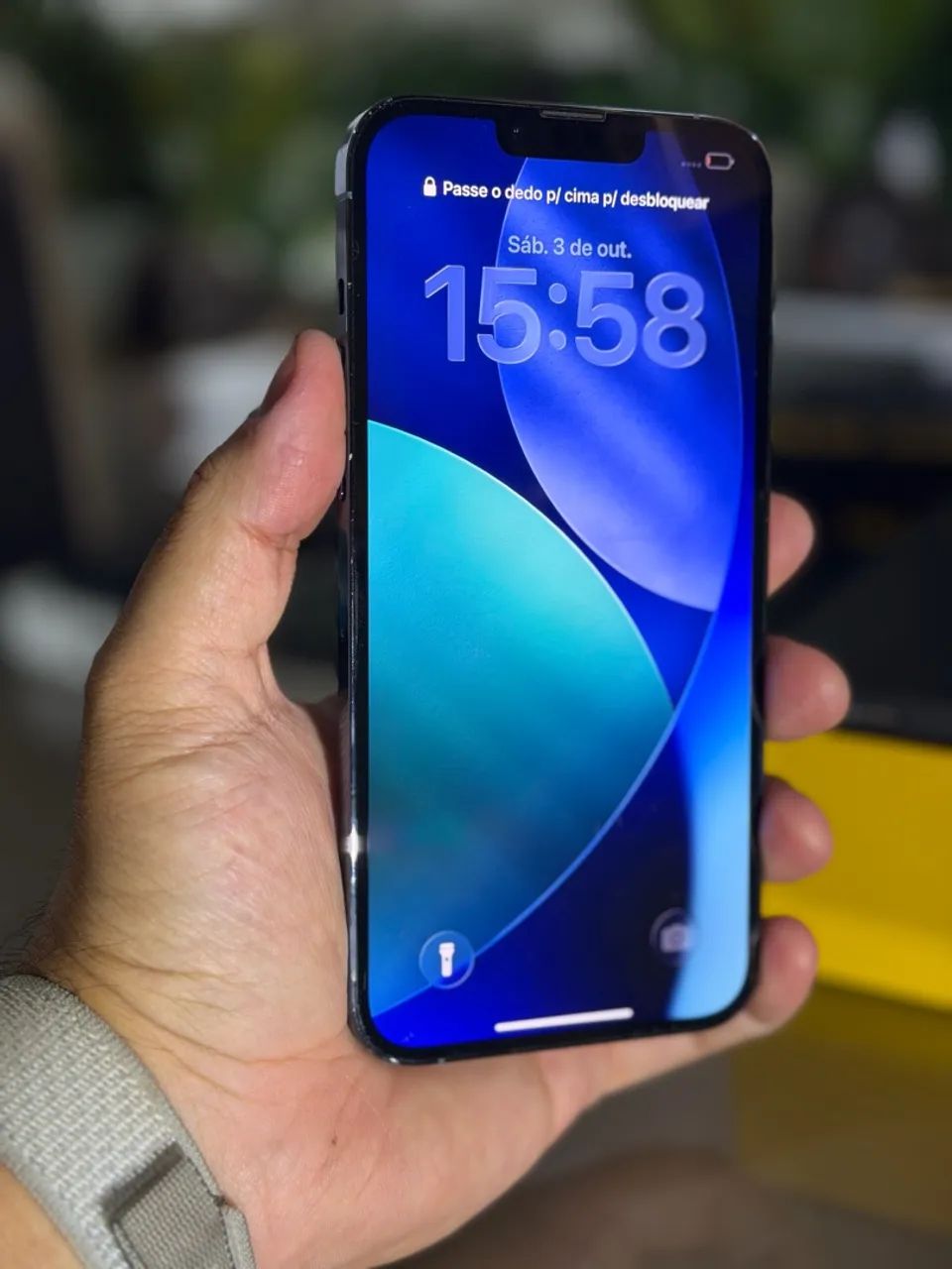 iPhone 13 Pro Max - 128gb - Azul  - Foto 2