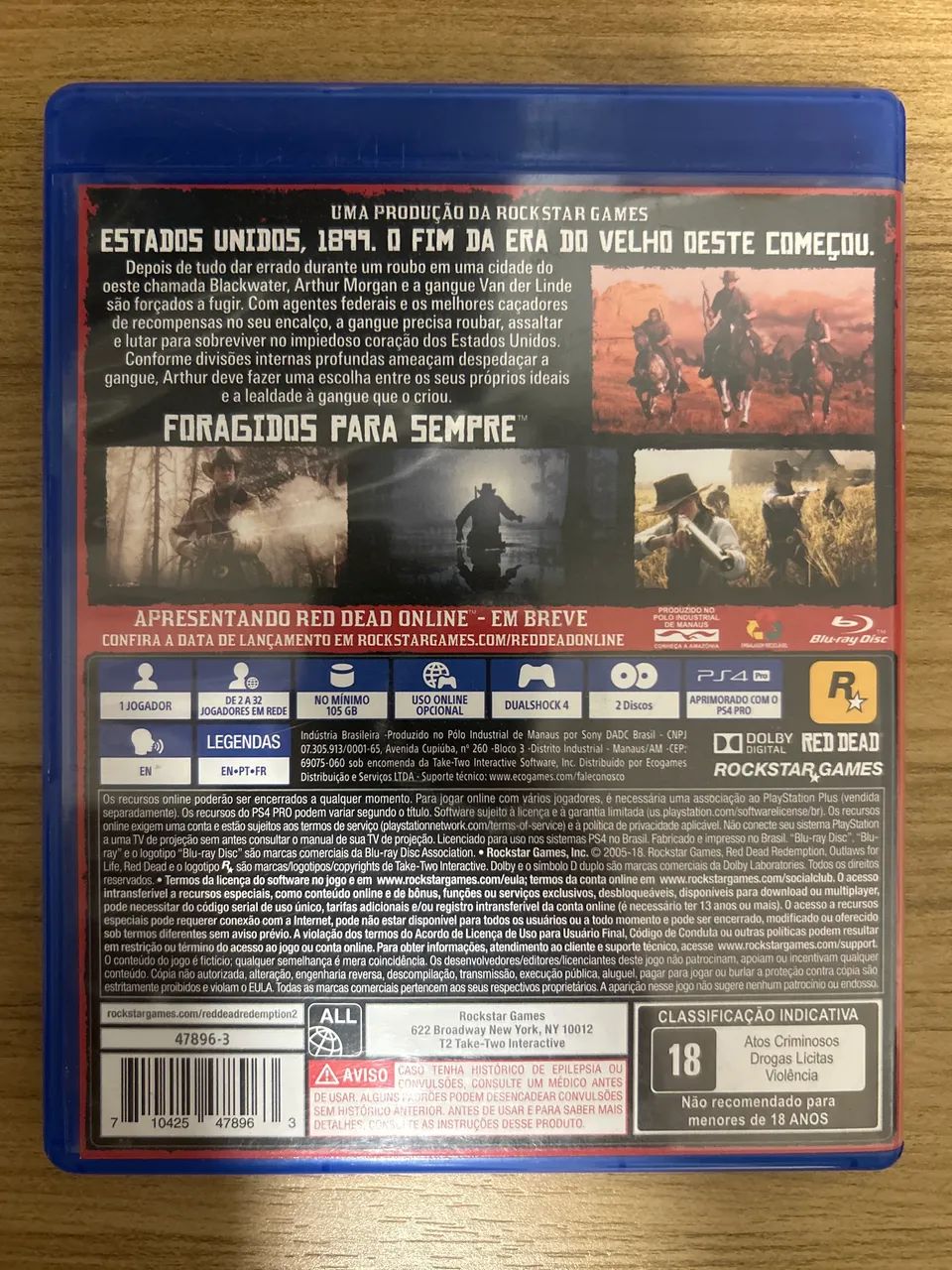 Red Dead Redemption 2 + mapa do jogo - Foto 2