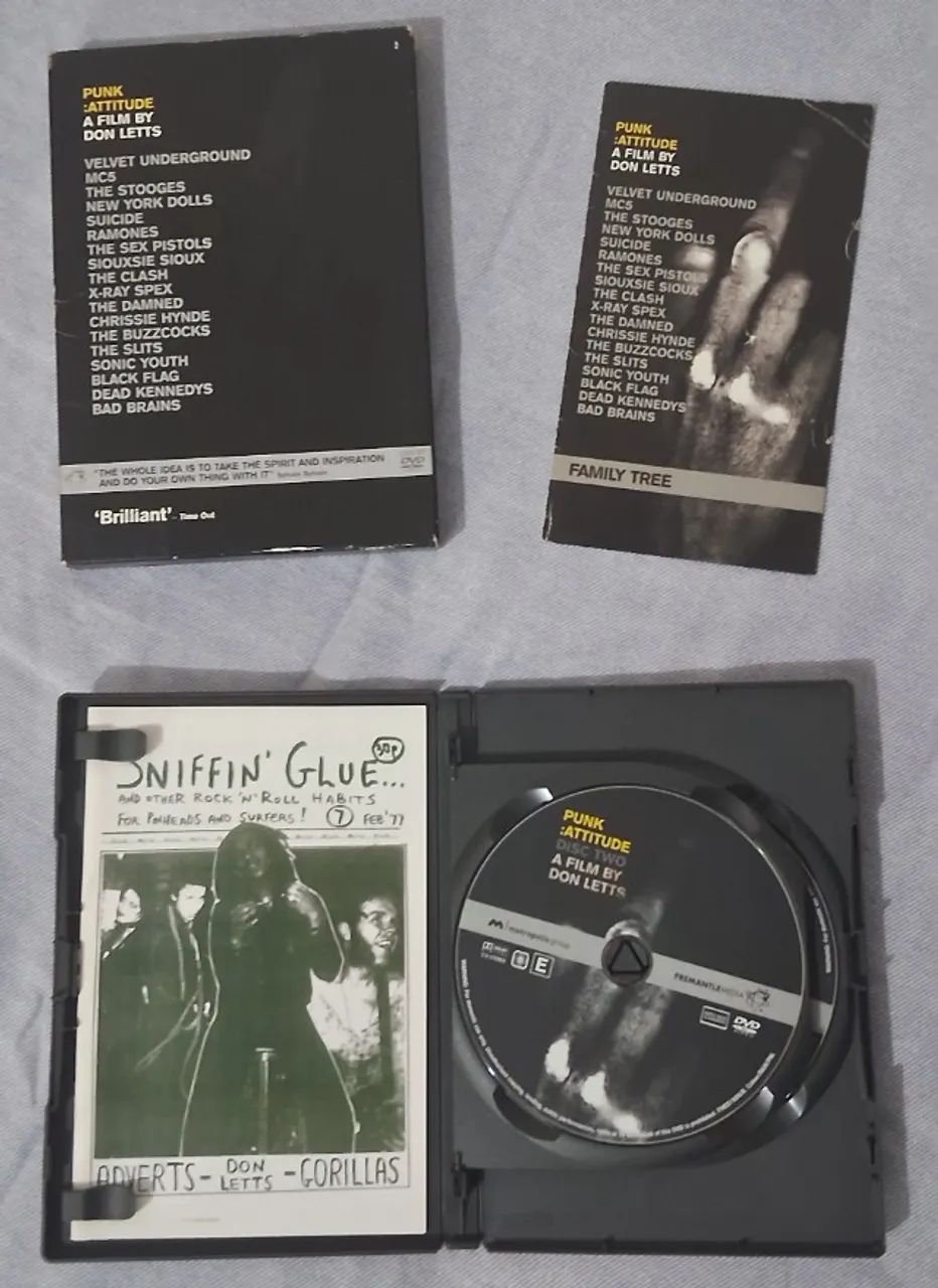 DVD DUPLO PUNK ATTITUDE Versão inglesa com encarte Ótimo estado! - Foto 2