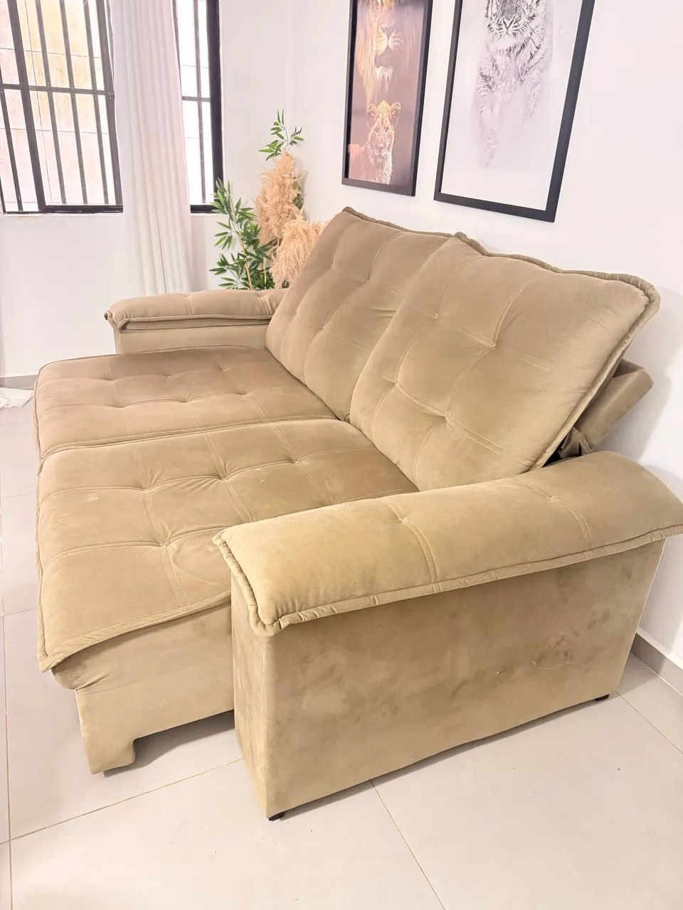 Vendo lindo sofá retrátil - Foto 3