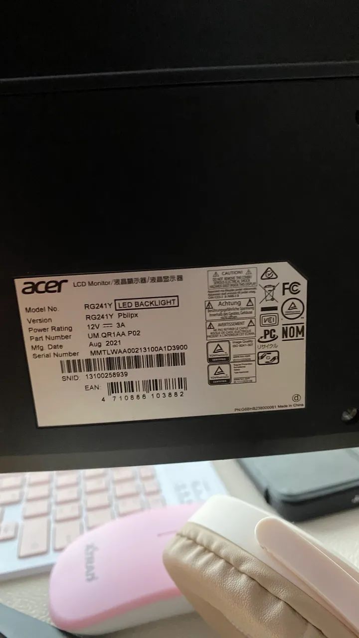 Monitor Gamer Acer 24" Full HD 165Hz - Foto 3