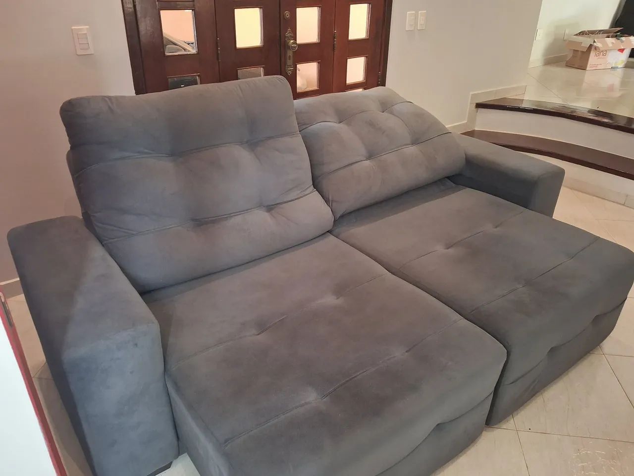 SOFÁ CAMA RETRATIL 4 LUGARES - Foto 5