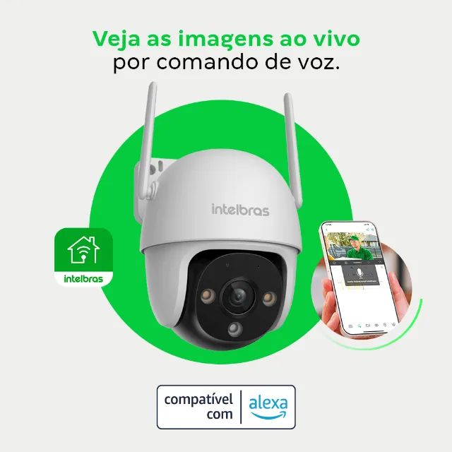 Câmera Inteligente Full Color iM7 S IP66 Branca Intelbras - Foto 3