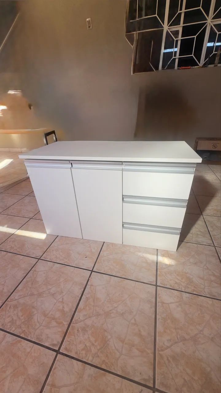 Armário MDF branco - Foto 4