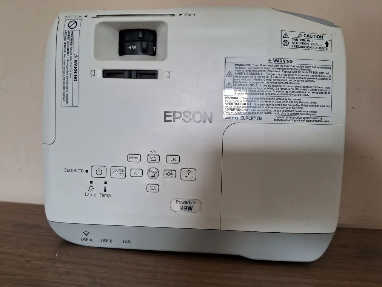 Projetor   Epson   99W   (wxga) - Foto 4