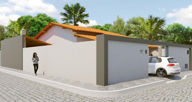 Luis Correia -124m2 Linda Casa de Praia 3 quartos e com Area de Lazer - Foto 4