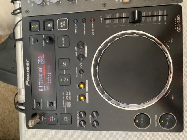 Cdj 350 pioneer mixer Djm 400 kit dj USB com caixa e manual - Foto 4