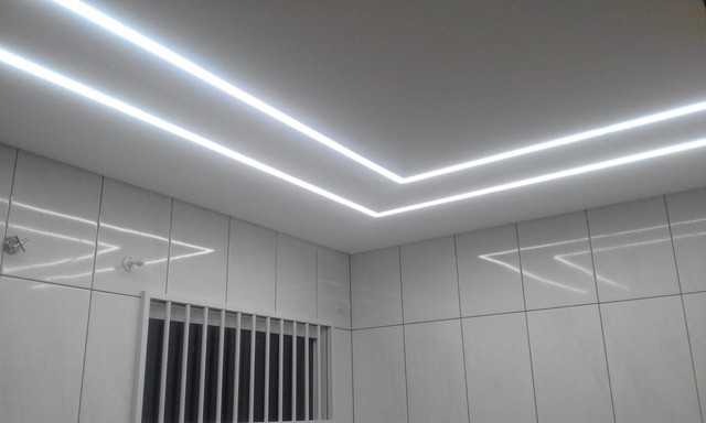 Perfil Embutir LED 3m 30x18cm Completa