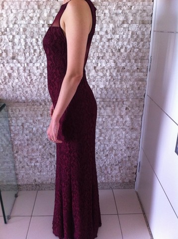 Vestido longo, vinho, formatura - Foto 4