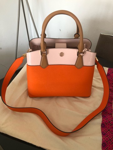 orange tory burch bolsa