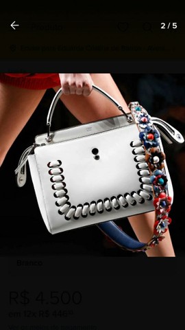 fendi bolsa with logo strap