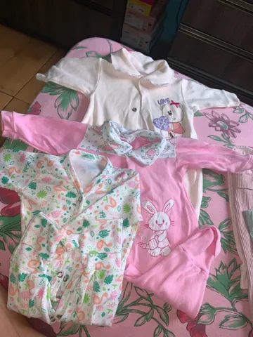 Roupa de Crochê Sereia para Bebê, Roupa Infantil para Menina Usado  31527064