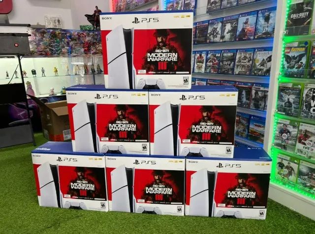 Playstation 5 Slim Edição Limitada Call Of Duty: Modern Warfare 3 Bundle Novo Lacrado  - Foto 2