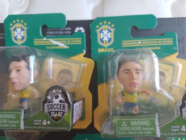 Brinquedo. Miniatura Soccer Starz. Seleção Brasileira