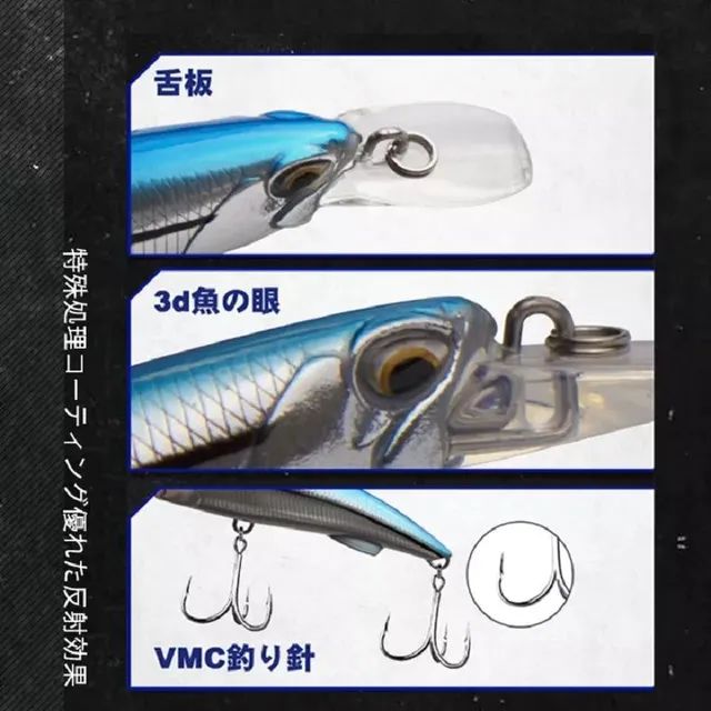 Isca Artificial Sinking 9cm  49 gramas - D1 - Foto 3