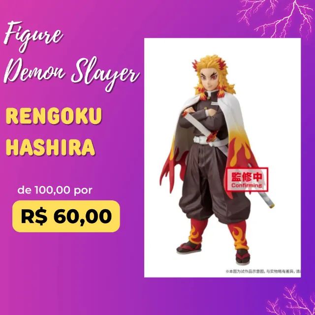 Figure Rengoku Demon Slayer - naruto - one piece - boneco - Hobbies e  coleções - Sul (Águas Claras), Brasília 1160386720