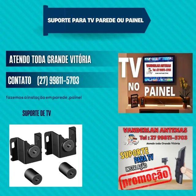 suporte para tv fixo ou articulado 