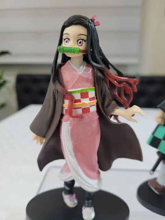 Bonecos Demon Slayer - Nezuko, Tanjiro e Zenitsu - Foto 3