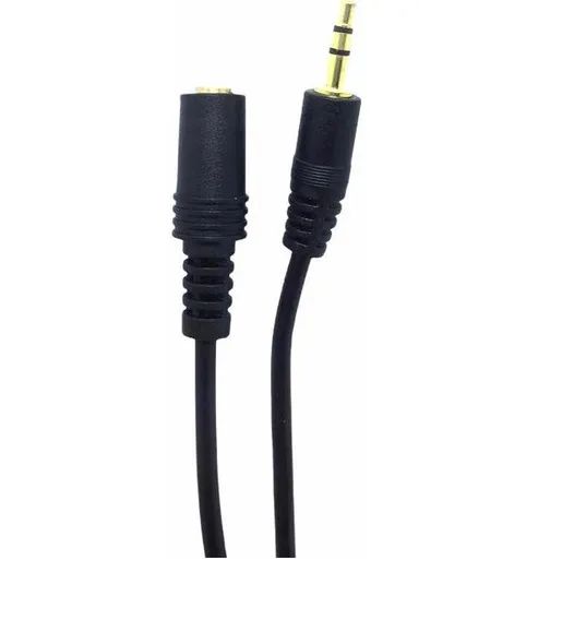 Cabo Extensão Reforçado Modelo P2 Macho Para P2 Fêmea 1,50m - Foto 4