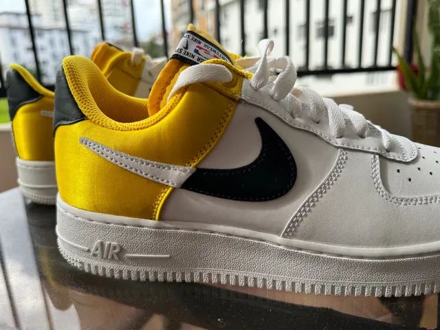 Nike nba air force best sale 1 yellow