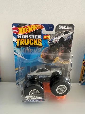 Hot Wheels velozes e furiosos monster truck nissan skyline - Foto 2