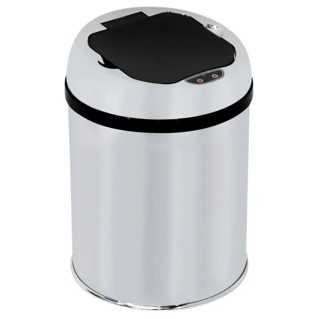 Lixeira Automática Inox com Sensor Balde Interno Removível 3 Litros -Nagano - E008346