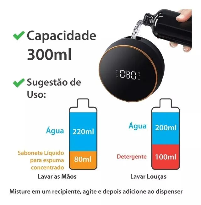 Dispenser automático de espuma de sabão - Foto 6