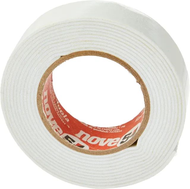 Fita Banana Fixa Tudo Espuma Dupla Face 19mm x 1,5m Nove54 - Foto 3