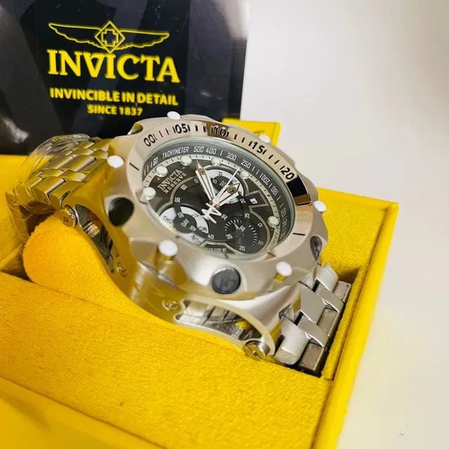 Relógio INVICTA PRATA MODELO VENOM HIBRID RESERVE  - Foto 5