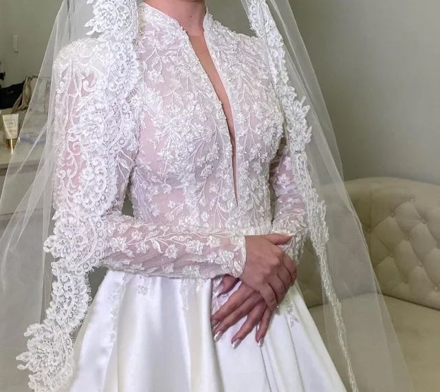 Vestido de noiva + véu de 4m - Foto 4