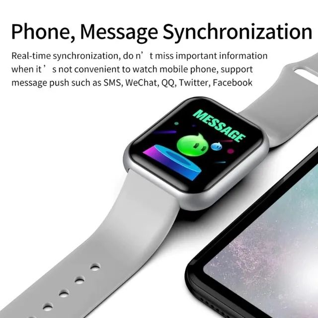 Relógio Smartwatch D20 Y68 Bluetooth p/ Android e iOS - Foto 4