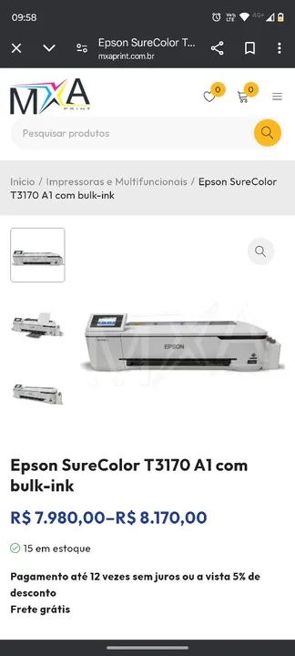 Impressora para sublimação total,já adaptada 