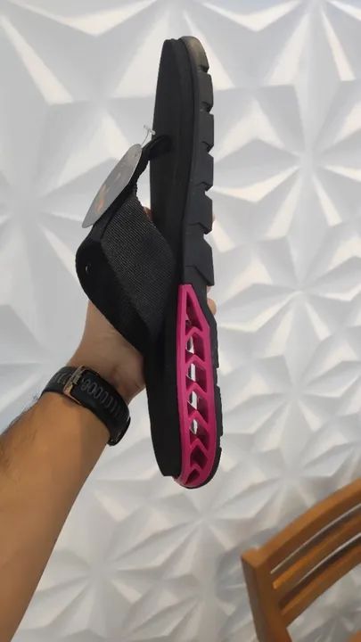 Chinelo Kenner Preto/Pink - Foto 3