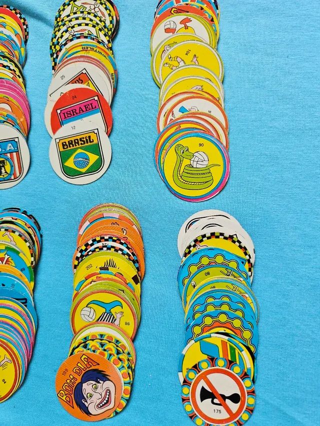 Figurinhas álbum chapinhas bionics década de 80 raríssimas - Foto 2