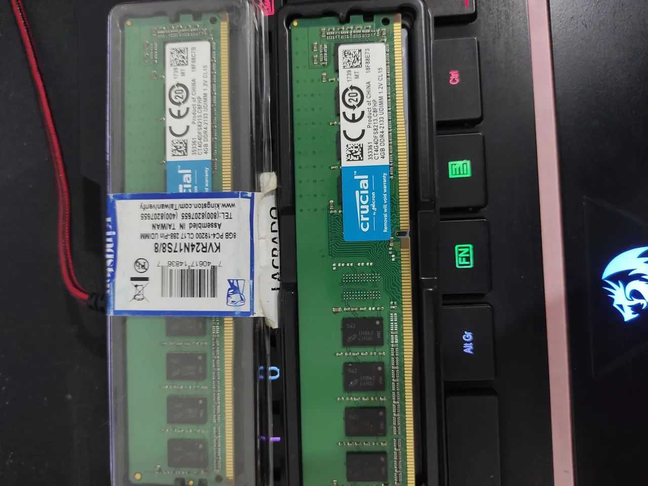 Memória RAM Crucial 4GB DDR4 2133MHz