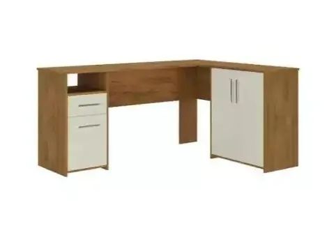 Mesa de Estudo e Computador de Canto. Produtos Novos Direto de Fábrica P/Sua Casa. - Foto 5