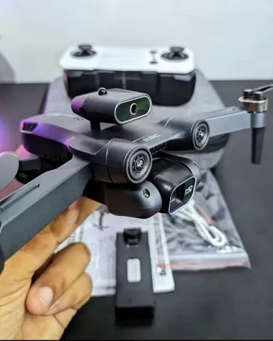 DRONE COM SENSOR DE OBSTÁCULOS, AJUSTE ELÉTRICO DA CÂMERA, MOTORES BRUSHLEERS, NOVO! - Foto 3