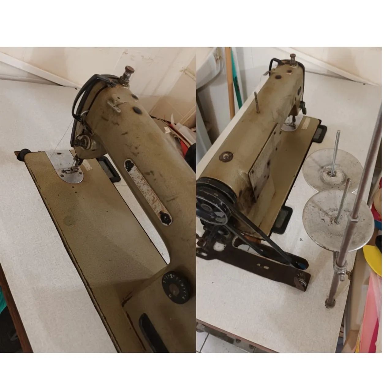 Máquina de costura reta industrial 