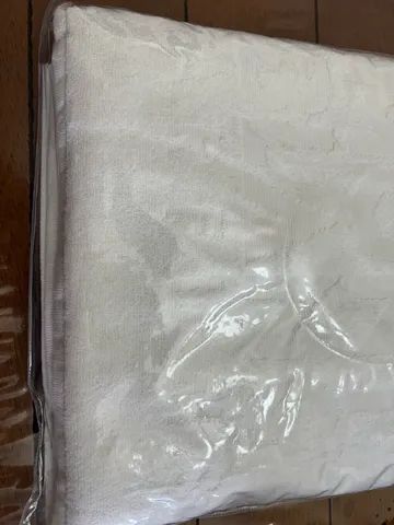 toalha de banho branca montblanc parfums nova exclusiva  - Foto 2