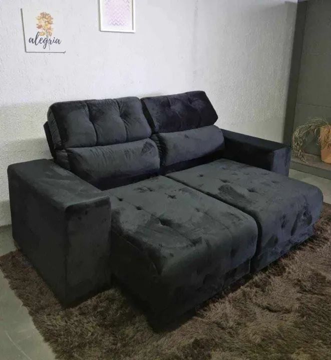 SOFA RETRATIL RECLINÁVEL FRETE GRÁTIS 64861552826755121