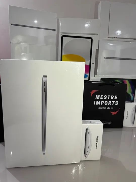 MACBOOK AIR M1 | 8 DE RAM | 256 GB | 13POL | CINZA NOVO LACRADO (ENTREGA GRÁTIS EM BH ) 