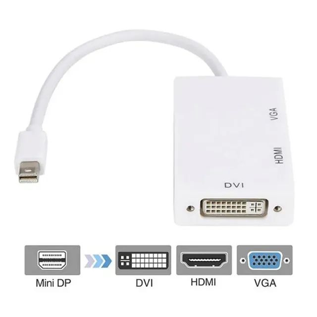 Adaptador Mini Displayport para vga hdmi dvi - Foto 5