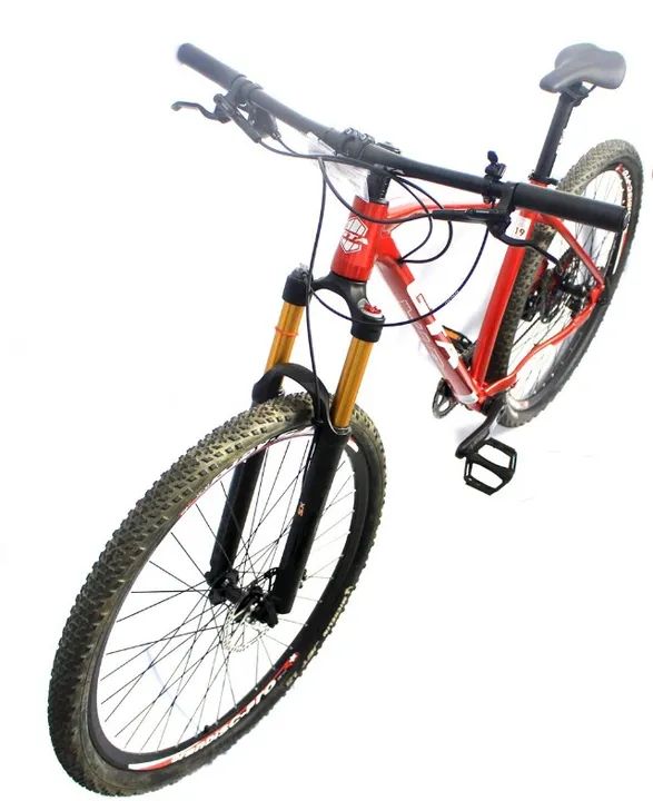 Bicicleta Aro 29 Alumínio Shimano Deore 12v Freios MT200 Suspensão a Ar e Retorno 21451 - Foto 3