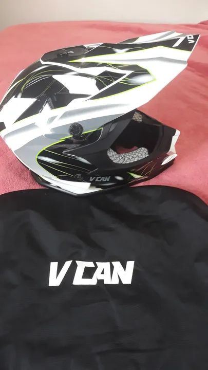 Capacete de Motocross V-Can - Foto 2