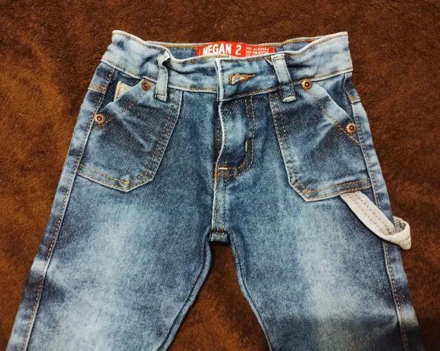 Calça jeans infantil masculina - Foto 3