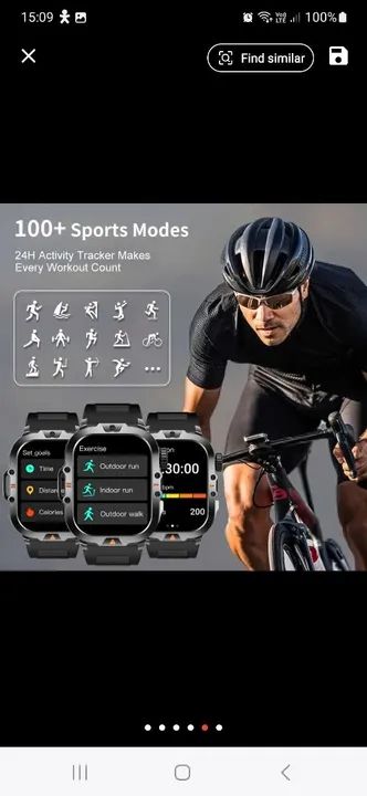 Smartwatch Melanda masculino - Foto 2